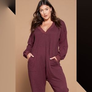 Burgundy Jumpsuit Women's Sizes